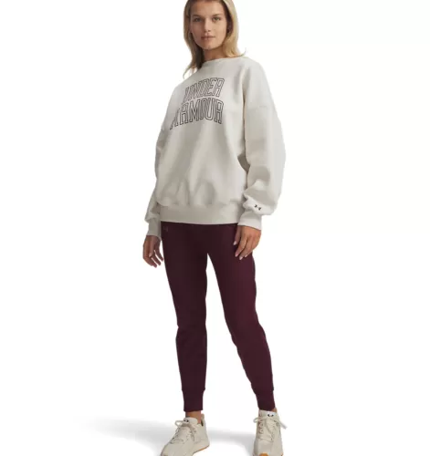 Under Armour Rival Flc Os Varsity Crew - summit white