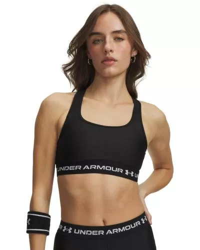 Under Armour Crossback Mid Bra - ultimate black