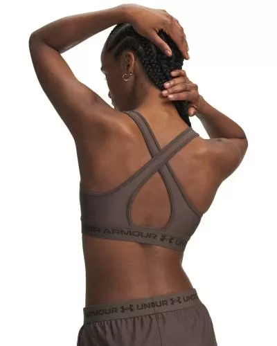 Under Armour Crossback Mid Bra - peppercorn