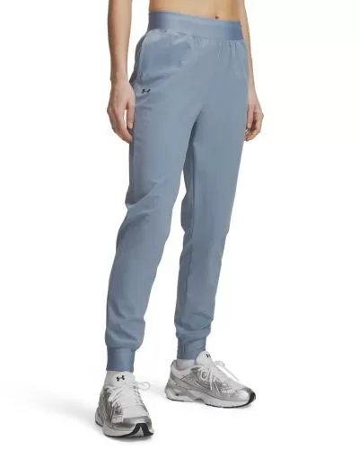 Under Armour Rival Hi Rise Woven Pant - blue wind