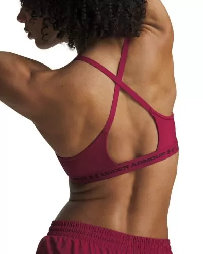 Under Armour Crossback Low Bra - claret