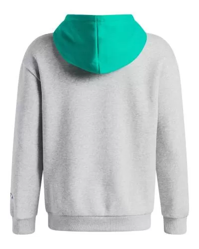 Under Armour B Rival Flc Graphics Hd - mod gray light heather