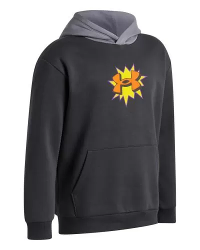Under Armour B Rival Flc Graphics Hd - anthracite