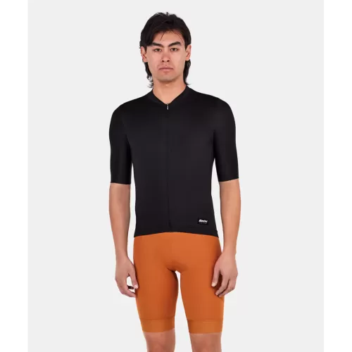 Santini Kurzarmtrikot RTR Unisex - schwarz
