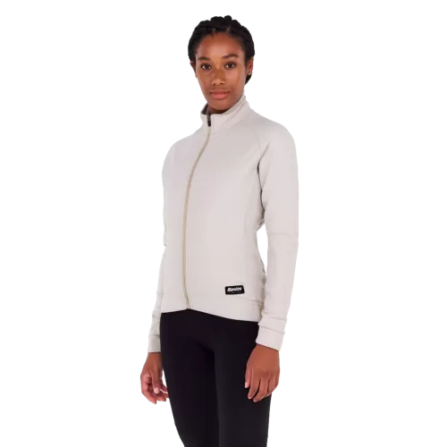 Santini Winter Cycling Jacket RTR Women - cappuccino