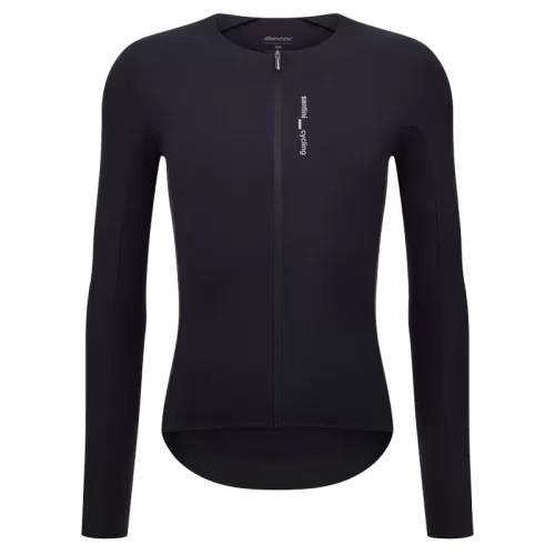 Santini Langarmtrikot Unico Unisex - schwarz