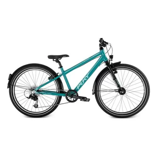 PUKY CYKE 24-8 ACTIVE 8-Gang, Alu turquoise/black