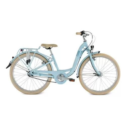 PUKY SKYRIDE 24 CLASSIC 3-Gang, Alu retro blue