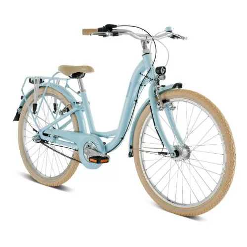 PUKY SKYRIDE 24 CLASSIC 3-Gang, Alu retro blue