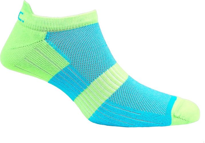 P.A.C. SP 1.0 Footie Active Short Women - cyan-neon green