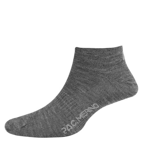 P.A.C. Merino Quarter Unisex - grey-melange