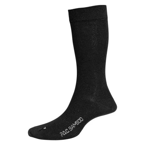 P.A.C. Bamboo Crew Liner Unisex - black