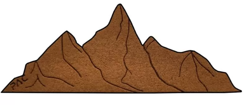 P.A.C. DIY Patch - cork mountain