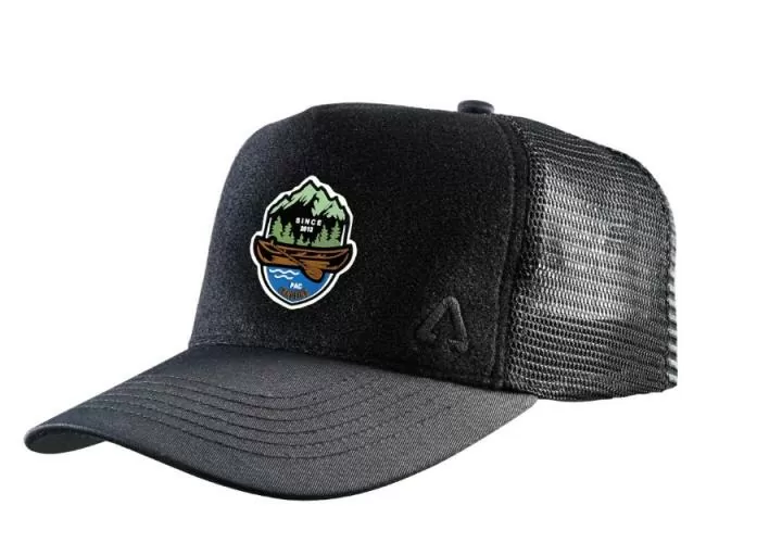 P.A.C. DIY Trucker Cap - black canoe P.A.C. DIY Trucker Cap - black canoe