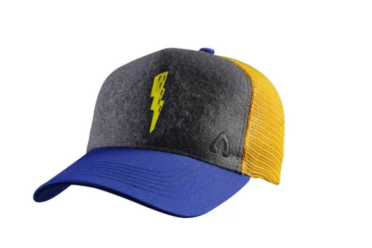 P.A.C. DIY Trucker Cap - blue/yel lightnin P.A.C. DIY Trucker Cap - blue/yel lightnin