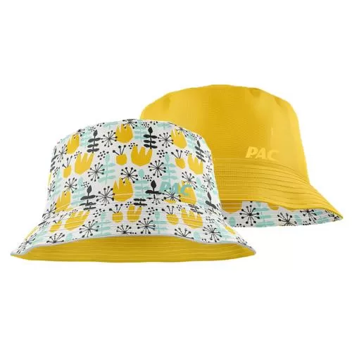 P.A.C. Kids Bucket Hat Ledras - yellow AOP