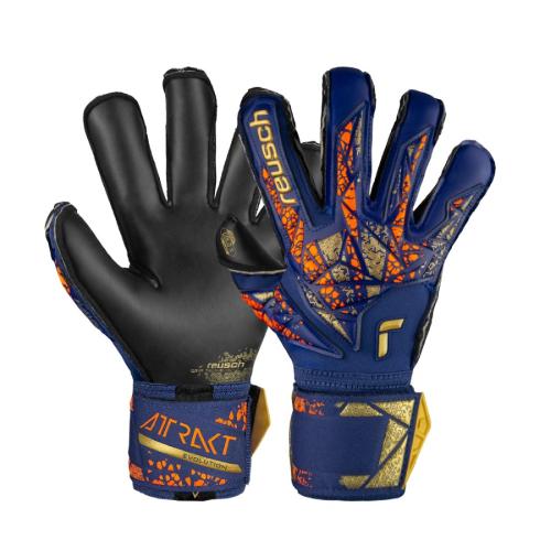 Reusch Attrakt Gold X Evolution - premium blue/gold/black