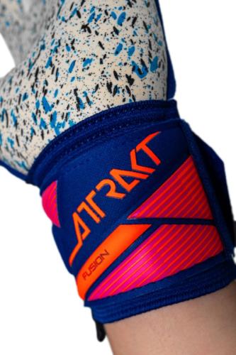 Reusch Attrakt Fusion NC - sharp blue/white/shocking orange