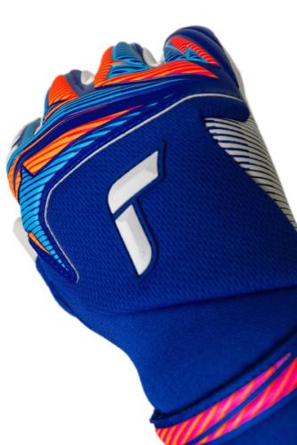 Reusch Attrakt Gold X Guardian - sharp blue/white/shocking orange