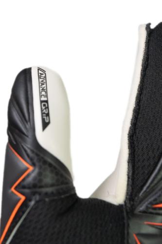 Reusch Attrakt Advance Finger Support Junior - black/shocking orange