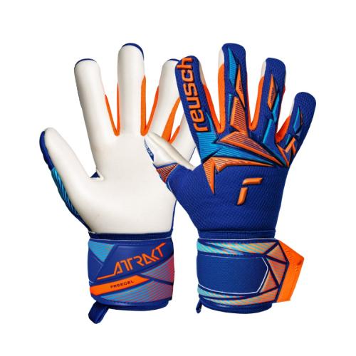 Reusch Attrakt Freegel Advance Junior - sharp blue/shocking orange