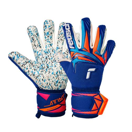 Reusch Attrakt Fusion Guardian Junior - sharp blue/white/shocking orange