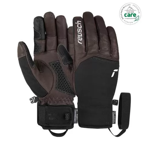 Reusch LLEON R-TEX XT - dark brown/blk