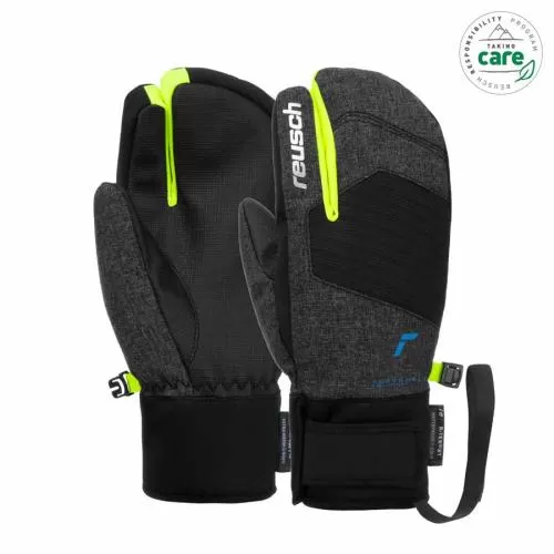 Reusch Simon R-TEX XT JR Lobster - blk mel/blk/s.yel