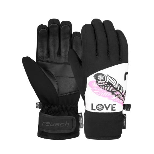 Reusch Beatrix R-TEX® XT - white/feathers (Grösse: 6.5)