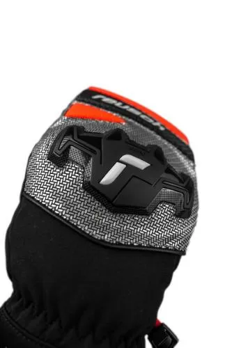 Reusch Worldcup Warrior R-TEX® XT Mitten - black/silver/fluo red
