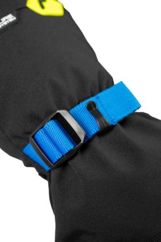 Reusch Karl R-TEX® XT Junior Mitten - black/brilliant blue/safety yellow