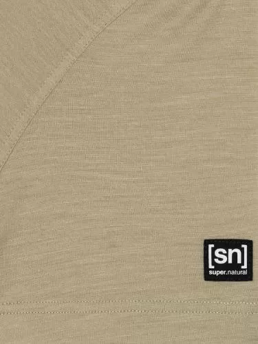 SN Super Natural M TRAVEL POLO - Seneca Rock Melan