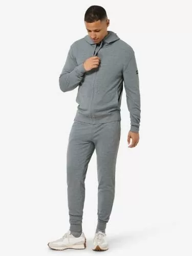 SN Super Natural M EVERYDAY HOODIE - cashmere grey melange