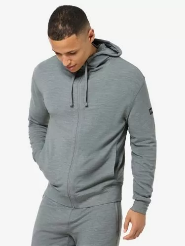 SN Super Natural M EVERYDAY HOODIE - cashmere grey melange