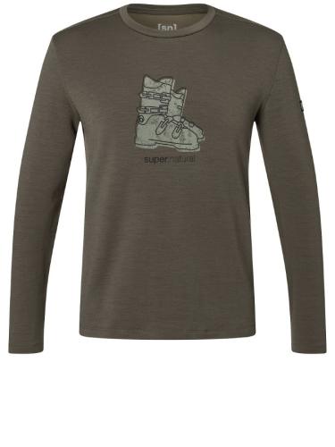 SN Super Natural M LETS SHOE BRUSH LS - blk i,/t.leaf/blk