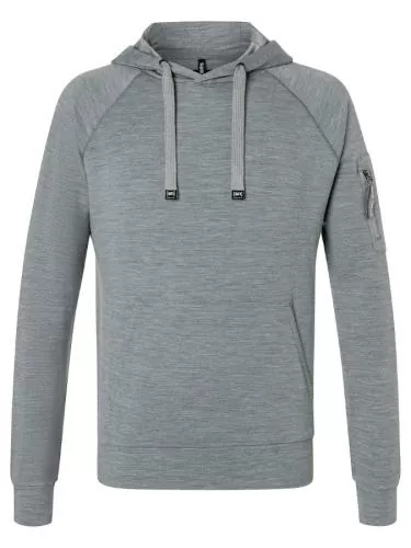 SN Super Natural M FAVOURITE POCKET HOODIE - cashmere grey melange