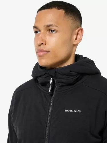 SN Super Natural M WARM UP ALOOF DWR JACKET - jet black