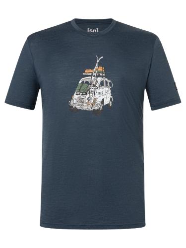 SN Super Natural M CARSKI TEE - blueberry/various