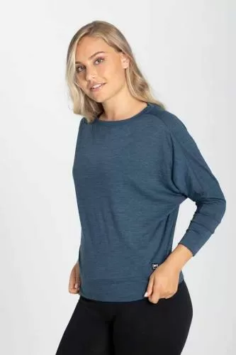 SN Super Natural W KULA TOP - Dark Denim Melang