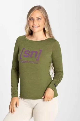 SN Super Natural W ESSENTIAL I.D. LS - AvocadoMel/Amarat