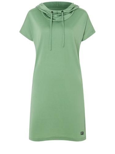 SN Super Natural W FUNNEL DRESS - loden frost