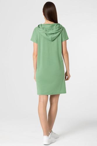 SN Super Natural W FUNNEL DRESS - loden frost
