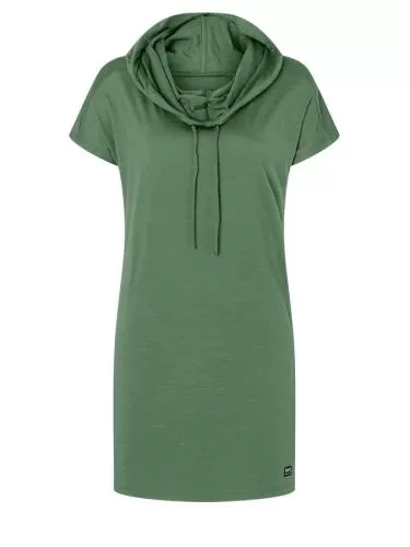 SN Super Natural W FUNNEL DRESS - loden frost