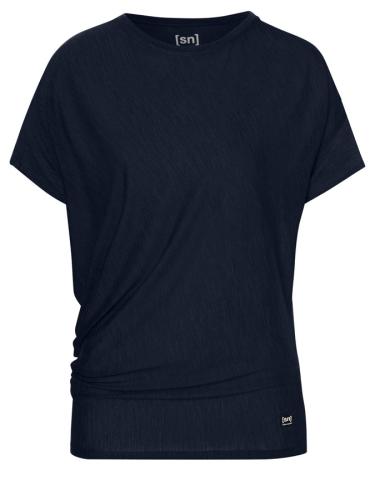 SN Super Natural W YOGA LOOSE TEE - blueberry (Grösse: S)