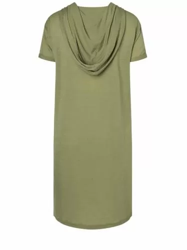 SN Super Natural W HOODED DRESS - sage