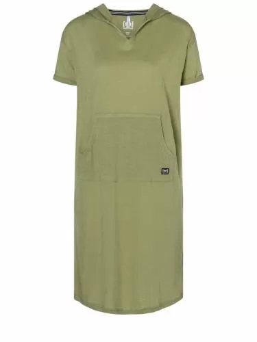 SN Super Natural W HOODED DRESS - sage