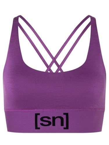 SN Super Natural W SUPER TOP - Berry Purple (Grösse: S)