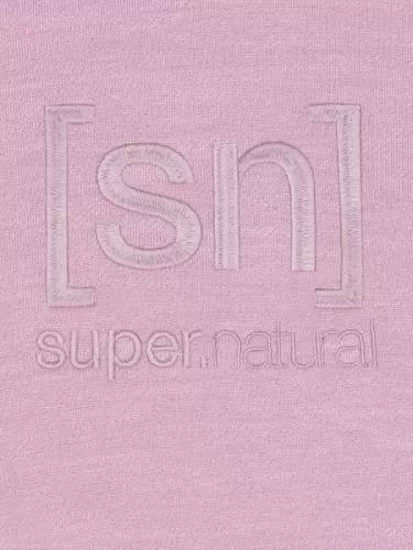 SN Super Natural W SIGNATURE HOODIE - Dawn Pink Melange