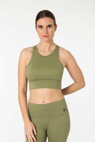 SN Super Natural W LIQUID FLOW TOP - sage