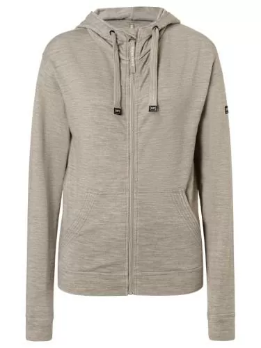 SN Super Natural W SOLUTION HOODIE - vintage khaki melange